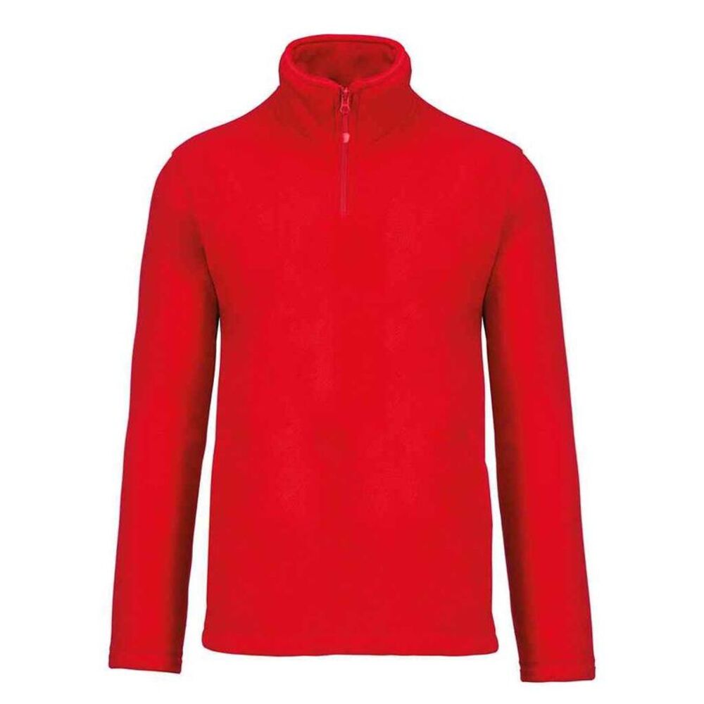 Kariban Mens Enzo Fleece Top / Red